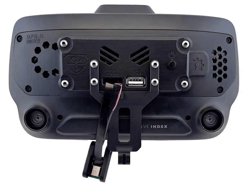 Ribbon cable fed through the designated holder