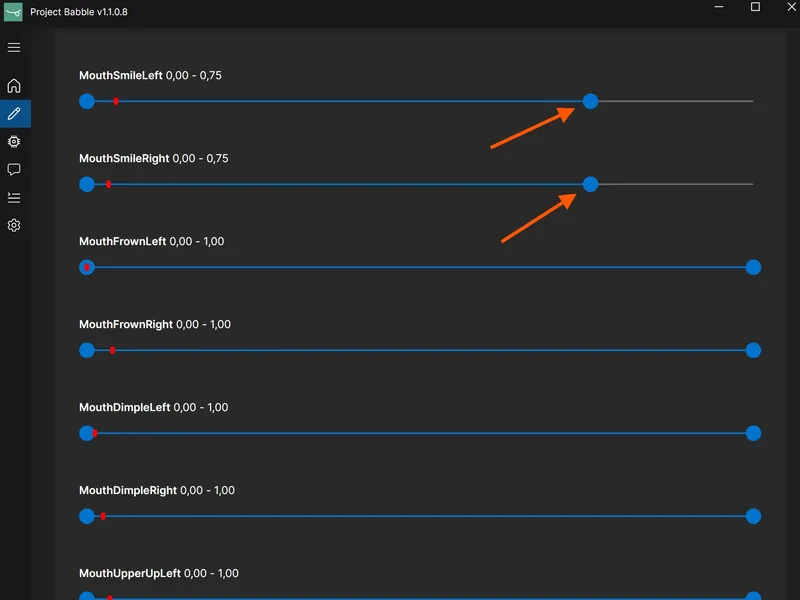 Experimenting with expression parameters in VRChat mirror